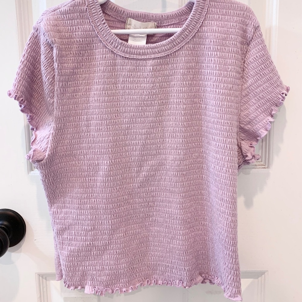 Altar’d State smocked stretchy fitted top - Picture 4 of 4